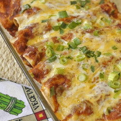 Chicken Enchiladas With Homemade Enchilada Sauce