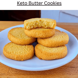 Keto Butter Cookies (just 4 Ingredients!)
