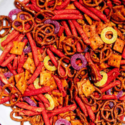 Sweet &amp; Spicy Chamoy Pickle-inspired Snack Mix