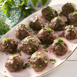 Lamb Meatballs with Goddess Sauce