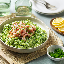 Green Goddess Sallad Med Räkor