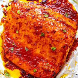 Sheet Pan Sweet Chili Salmon