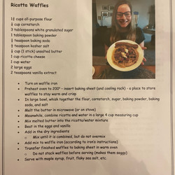 Ricotta Waffles