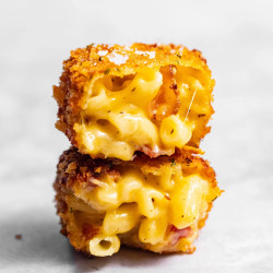 Crispy Fried Homemade Mac And Cheese Bites
