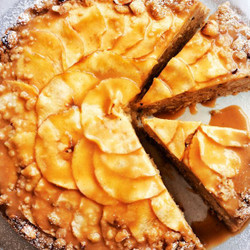 Apple Crumble Cake With Burnt Butter Caramel Recipe