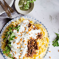30-minute Arabic Pasta With Yogurt Sauce