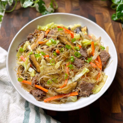Stir Fry Glass Noodles (mung Bean Vermicelli)