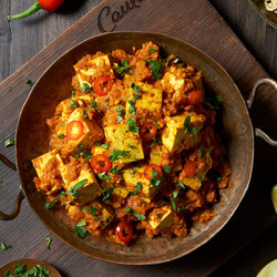 Vegan Tofu Rogan Josh With Chilli Rice