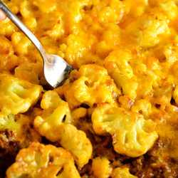 Cauliflower Ground Beef Skillet