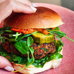Black Bean &amp; Quinoa Burger