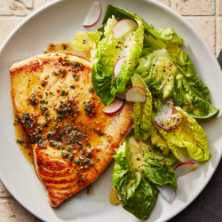 Swordfish Steaks With Peppercorn Butter