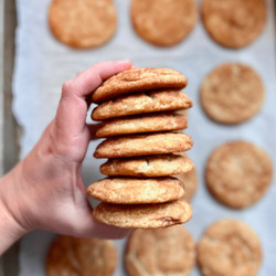 Sourdough Snickerdoodle Cookies