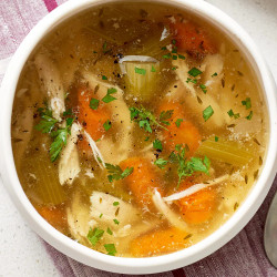 Slow Cooker Whole Chicken Soup
