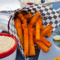Crispy Spiced Polenta Fries