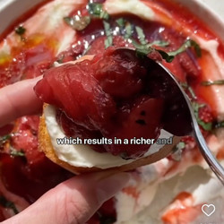 Whipped Feta With Roasted Strawberries