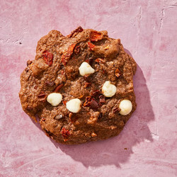Triple Chocolate And Strawberry Protein Cookies