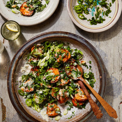 Roast Sweet Potato, Peanut And Chilli Salad