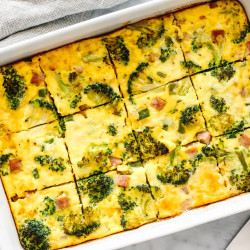 Ham And Broccoli Breakfast Casserole