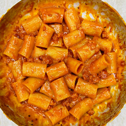 Rigatoni with Italian Sausage and Nduja