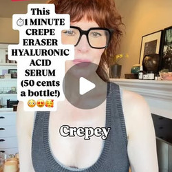 Diy Crepey Skin Erasing Serum