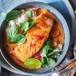 Red Salmon Curry Recipe