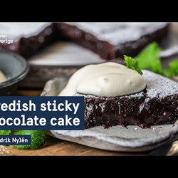Swedish Sticky Chocolate Cake
