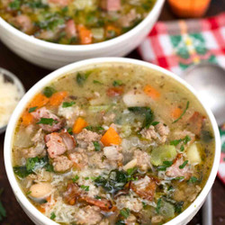 Bacon Cannellini Soup