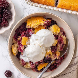 Vegan Blackberry Cobbler