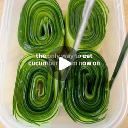 Marinated Cucumber Ribbons