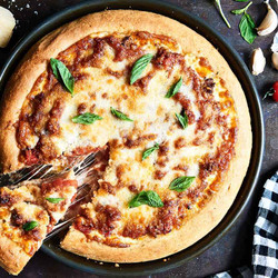 Chicago-style Deep Dish Pizza