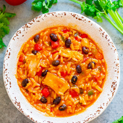 Red Chili Grilled Chicken Burrito Bowl