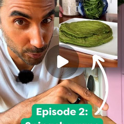 Doctor's Kitchen 3 Ingredient Spinach Wraps