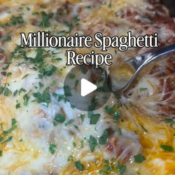 Millionaire Baked Spaghetti (big M Style)