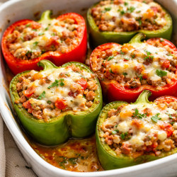 Stuffed Peppers (Beef &amp; Pork Mix)