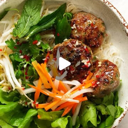 Bun Cha – Vietnamese Meatballs