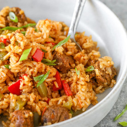 One Pot Vegan Jambalaya