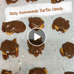 Easy Homemade Turtles Candy