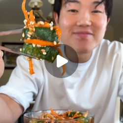 Great Gochujang Sauce With Cucumber, Onion, And Carrot