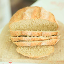 Fresh Milled Artisan Bread (no Knead Country Loaf)