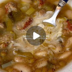 Sausage, Cider &amp; Lentil Soup