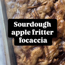 Sourdough Apple Fritter Focaccia