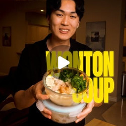 Frozen Wonton Soup Meal Prep Kit