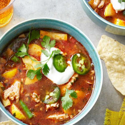 Slow-cooker Chicken-tortilla Soup
