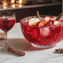 Prosecco Cranberry Apple Cider Thanksgiving Punch