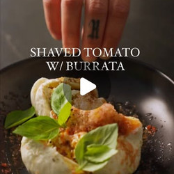 Shaved Tomato &amp; Burrata Salad