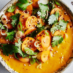 Spiced Coconut Carrot Soup
