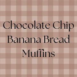 Chocolate Chip Banana Bread Muffins