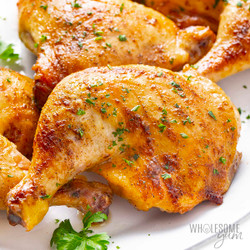 Baked Chicken Leg Quarters (crispy &amp; Juicy)