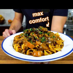 Short Rib Beef Stroganoff