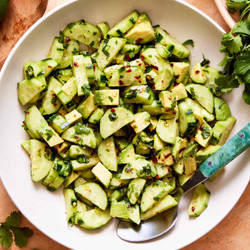 Spicy Cucumber Avocado Salad